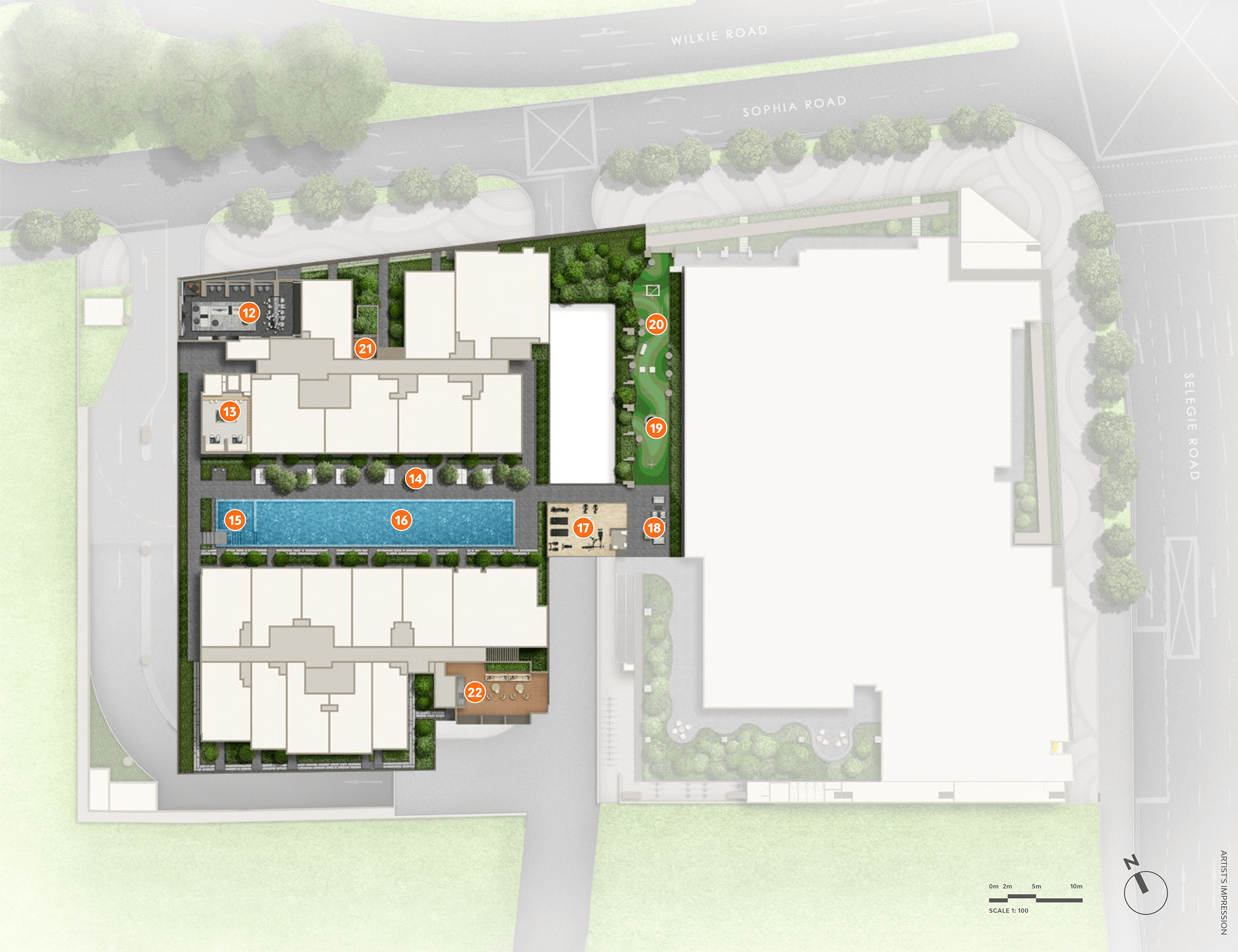 The Collective at One Sophia Site Plan 3